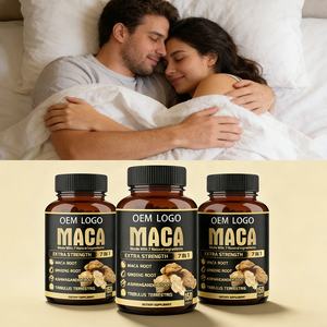 Cápsulas de Suplemento de Raiz de Maca OEM (150 Contagens) - Formuladas com Ashwagandha, Ginseng, Tribulus Terrestris e Ingredientes Herbais - Product Image 1