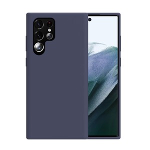 Étui de téléphone en Silicone liquide pour <span class=keywords><strong>Samsung</strong></span> <span class=keywords><strong>S22</strong></span> Ultra étui antichoc en Silicone épais étui de téléphone portable avec doublure en microfibre - Product Image 2