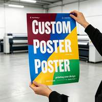Affiches personnalisées imprimées numériquement sur papier kraft et couché – Usine chinoise – Haute qualité – Marketing d'entreprise mondial – Sans intermédiaire