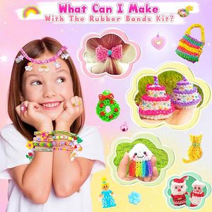 Set di 62 Colori con Oltre 5000 Elastici per Braccialetti, Fasce Elastiche Durevoli per Capelli, Regalo di Compleanno per Ragazze, Kit Creativo - Product Image 6