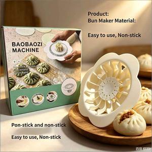 Manual Bun Making Machine Non Stick Baozi Press Dough Shaper Easy Use Kitchen <b>Tool</b> - Product Image 5
