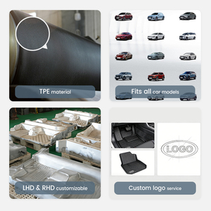 Alfombrillas de Coche TPE Personalizadas al por Mayor para Honda CR-V 2023-2025, Juego Completo, Alfombrillas para <span class=keywords><strong>CRV</strong></span>, Accesorios Interiores, Alfombra Impermeable para Coche - Product Image 4