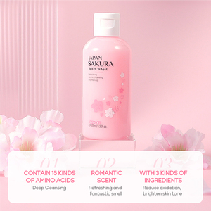 LAIKOU เจลอาบน้ำ 100 มล. กลิ่นซากุระญี่ปุ่น บำรุงผิวขาวกระจ่างใส - Product Image 3