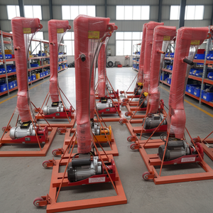 Grúa Eléctrica Portátil Nueva de 220V Directo de Fábrica, Control Remoto, Estructura de Acero Pequeña, Cable de Acero, para Construcción, Uso Doméstico, Venta al por Menor - Product Image 1