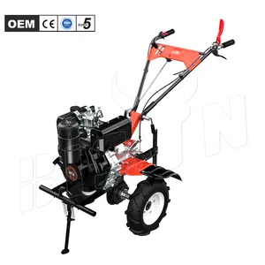 BISON (CHINE) Ce Micro Tiller Cultivateur rotatif 10Hp Diesel Power Tiller