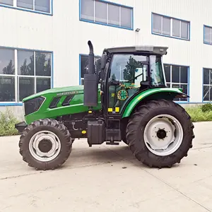 Trekkers En Kipper Aanhangwagens Cabine Tractor En Maaier 4wd 4X4 Tractor Met Lader En Cabine