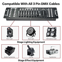 Console d'éclairage DMX512 Mini Opérateur 192 Canaux Contrôleur DMX pour Éclairage de Scène