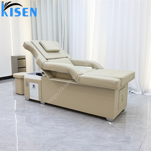 KISEN Envío Gratis Cama de Champú Eléctrica Ajustable para Salón de Belleza, Equipo de Masaje para Pedicura, Lavacabezas para Terapia Capilar, Salón de Belleza - Product Image 4