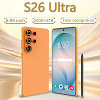 Smartphone Android S26 Ultra pour le divertissement multimédia, grande mémoire, écran vif, longue durée de vie de la batterie, idéal pour regarder des vidéos et de la musique