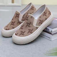 Chaussures en toile pour femmes, nouvelles collections printemps-été, baskets à semelle épaisse, respirantes, légères, polyvalentes, chaussures décontractées tendance
