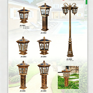 Lampe solaire murale à LED pour jardin, extérieure, étanche, alimentée par énergie solaire, pour la décoration de cour et de villa - Product Image 2