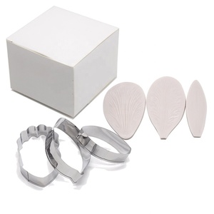 AK Veiner stampi Set di taglierine per fondente strumenti per la produzione di fiori artigianali acciaio inossidabile AK Sugarpaste orchidea Silicone per panetteria A345 e VM086 - Product Image 6