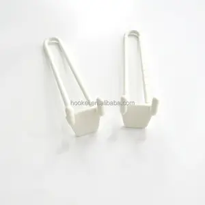 ABS White Plastic Butterfly Hooks