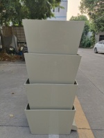 Filtre de traitement d'eau intégré pour bassin, boîte de filtration à goutte-à-goutte Bakki avec PP de qualité alimentaire et assemblage rapide