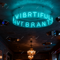 Enseigne LED murale circulaire à 360 degrés, enseigne de bar de discothèque, lampe de plafond, lumière néon flexible en acrylique personnalisée