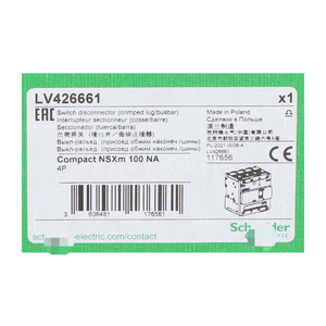 Interrupteur électrique LV426661 Disdonnector Nouveau NFP scellé - Product Image 2