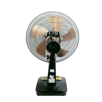 Version Support de Bureau Ventilateur de Table Solaire Silencieux 3 Vitesses Réglable Aluminium Ménage Mise à Niveau 16 Pouces 45w Électrique Plastique Boîte de Couleur