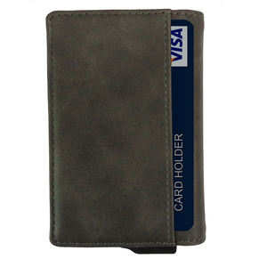 Cartera Anti-Robo CardHoda, Moderna y Elegante, con Sistema Pop-Up, Protección RFID, Forro de Nailon, para Tarjetas Bancarias Cortas, Unisex - Product Image 5