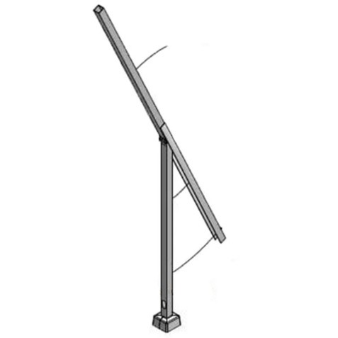SLOER Custom Folding Mid Hinged Foldable Galvanized Double Single Arms  6m 7m 8m 9m 10m 11m 12m  Lamp Street Light Pole
