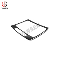 Autocollants pour tableau de commande Central, accessoires de voiture, en Fiber de carbone, pour Mercedes Benz W204 classe C de 2022 à 2007, 2013