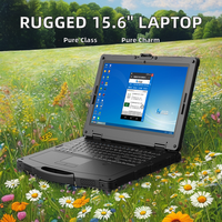 Ordinateur portable robuste de 15,6 pouces avec processeur Intel, 32 Go de RAM, 256 Go de stockage, système d'exploitation Windows, Wi-Fi, GPS, pour usage industriel
