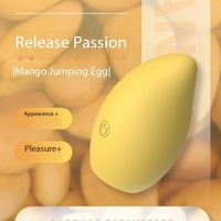 Fruitvormige vibrator voor vrouwen - banaan/peer/mango inbrengbaar ei met 10-traps vibratie clitorisstimulator seksspeeltje voor volwassenen