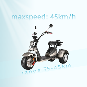 Fat Tire Trike Motocicleta COC 45 km/h 4000W Dual  Motor Citycoco 3 Ruedas E-Scooter Almacén DE LA UE - Product Image 4