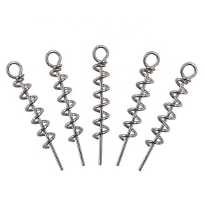 Balıkçılık aksesuarları döner stinger vida girdap yumuşak sahte yemli olta takımı hızlı vida stinger - Product Image 3