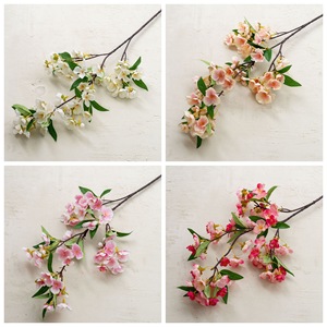 ดอกเบโกเนียประดิษฐ์ CallaFloral สีขาวชมพูอ่อน สำหรับตกแต่งงานแต่งงาน ผ้าทอเสมือนจริง ขนาด 120 ซม. - Product Image 3