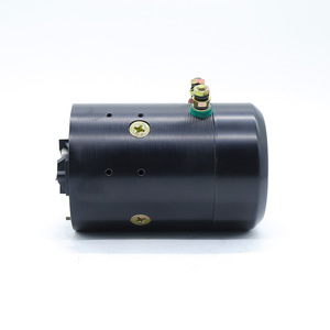 Motor de CC de 12V 1600W con marco de 130mm, imán permanente y escobillas para apiladores, portones traseros de camiones y unidades de potencia - Product Image 1