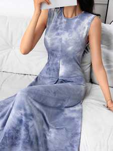 Vestidos casuales de talla grande para mujer, lentejuelas transparentes asimétricas hasta la rodilla para Bodas de graduación, vestidos de discoteca - Product Image 5