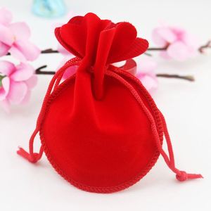 Sac à poussière pour bijoux en velours avec cordon de serrage, taille et forme personnalisées, impression de logo, pour bracelets, colliers, rangement et emballage de cosmétiques - Product Image 3