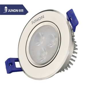 Moderno Foco <span class=keywords><strong>LED</strong></span> COB Empotrable de 3cct, 10W/<span class=keywords><strong>20W</strong></span>/30W, Regulable, para Oficina, Luz de Techo Empotrada de Aluminio Fundido a Presión de 300mm, para Sala de Estar - Product Image 2