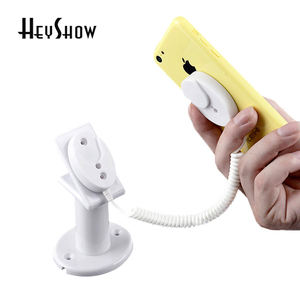 Bianco antifurto del telefono cellulare di sicurezza Stand ABS Pull dispositivo per Iphone palmare <span class=keywords><strong>dispositivi</strong></span> ovale quadrato acrilico per la vendita al dettaglio - Product Image 1