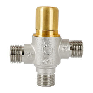 Chauffe-eau solaire, robinet à bille à 4 points, interrupteur à trois voies avec une entrée et deux sorties, robinet de tuyau d'eau de douche - Product Image 1