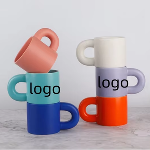 Tazas de Cerámica para Café y Té con Asa Grande, Novedosas y Lindas, para Hombres y Mujeres, Juego de Tazas para el Hogar y la Oficina - Product Image 1