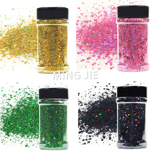 Set di 24 Colori di Glitter in Barattoli da 2oz, Glitter Olografico Grossolano all'Ingrosso per Tumbler, Resina, Slime, Artigianato e Decorazioni Natalizie - Product Image 4