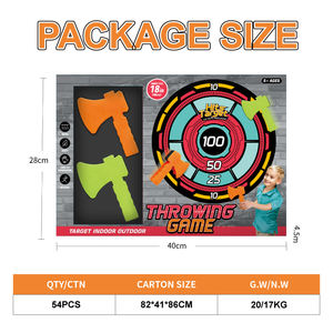 Lucky Toys Juego de lanzamiento de interiores Juguetes Juego de lanzamiento de <span class=keywords><strong>hachas</strong></span> Juego de Diana plegable Juguetes de objetivo - Product Image 5