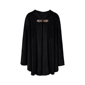 Mittelalterlicher Wildleder-Samt Herren Halloween Retro Kampfkrieger Rollenspiel Cosplay Kostüm Umhang - Product Image 4