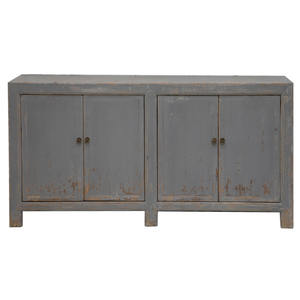 Meuble en bois massif, bois antique, design classique, porte en treillis, armoire <span class=keywords><strong>vintage</strong></span> - Product Image 3