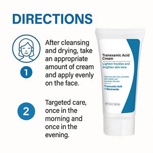 Crème à l'acide tranexamique éclaircit les taches de rousseur et illumine le teint ÉCLAIRCISSANT, HYDRATANT, ÉCLAIRCISSANT, FERMETANT, APAISANT. - Product Image 4
