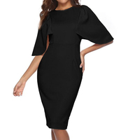 Nuevo Vestido de Fiesta para Mujer, Cuello Redondo, Vestido de Club, Elegante y Moderno, Falda Ajustada
