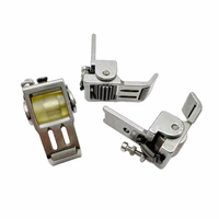 Machine à coudre à double aiguille avec pied presseur à rouleau 1/4 anti-plis, accessoire pour machine à coudre