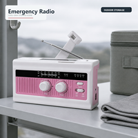 Radio à manivelle pour la prévention des catastrophes au Japon, AM/FM, ondes courtes, charge solaire, lampe torche LED, équipement d'urgence domestique