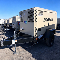 Compresseur d'air rotatif à vis portable Doosan Ingersoll Rand XP375WCU HP375WCU P425WCU pour la construction et l'exploitation minière