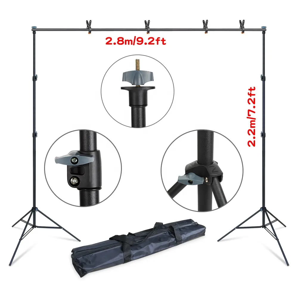 Fotografie Draagbare Achtergrond Support System Stand Enkele & Sterke Achtergrond Frame Walmart Statief Achtergrond Stand In Winkel