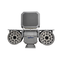 Hot Sell IP66 Direction du son extérieur en fonte d'aluminium Haut-parleurs Lumière de sécurité avec amplificateur