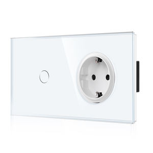 Touchmi Wifi Smart <span class=keywords><strong>EU</strong></span> Standard interrupteur mural tactile et Style rond Allemagne prise Smart Home Life Application - Product Image 5