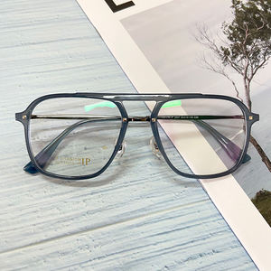 <span class=keywords><strong>Monturas</strong></span> <span class=keywords><strong>de</strong></span> <span class=keywords><strong>Gafas</strong></span> Personalizables con Recubrimiento IP <span class=keywords><strong>de</strong></span> Doble Haz, Semi-Titanio, Anti-Luz Azul - Product Image 4
