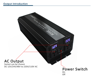 Onduleur hors réseau 3000W <span class=keywords><strong>5000</strong></span> W pour voiture camion maison 12V 24V 48V 60V DC à 110V 220V 240V AC 3KW 3kva <span class=keywords><strong>5000</strong></span> watt 2000w 2kw - Product Image 6